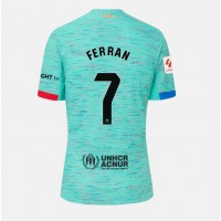 Zenski Nogometni Dres Barcelona Ferran Torres #7 Rezervni 2023-24 Kratak Rukav